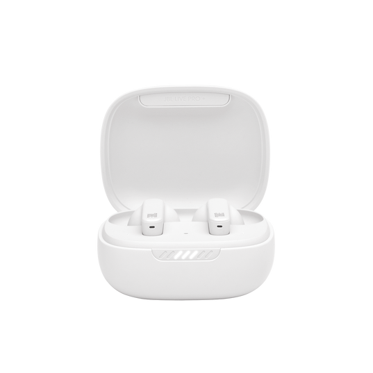 JBL Live Pro+ TWS - White - True wireless Noise Cancelling earbuds - Detailshot 1